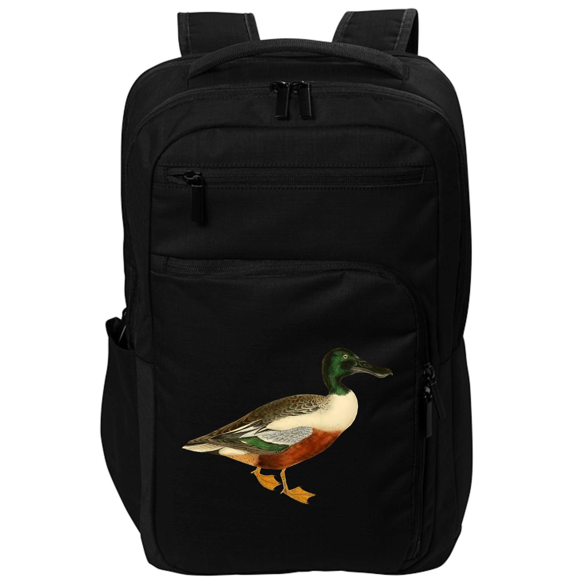 Duck Funny Gift Cute Shoveler Duck Vintage Duck Graphic Gift Impact Tech Backpack