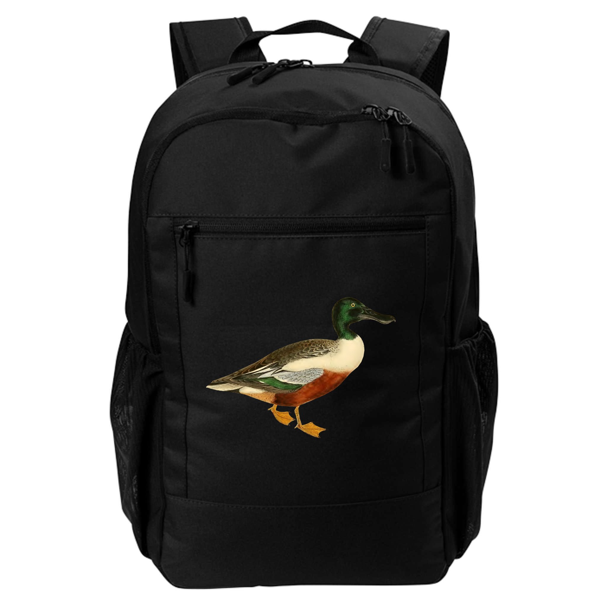 Duck Funny Gift Cute Shoveler Duck Vintage Duck Graphic Gift Backpack