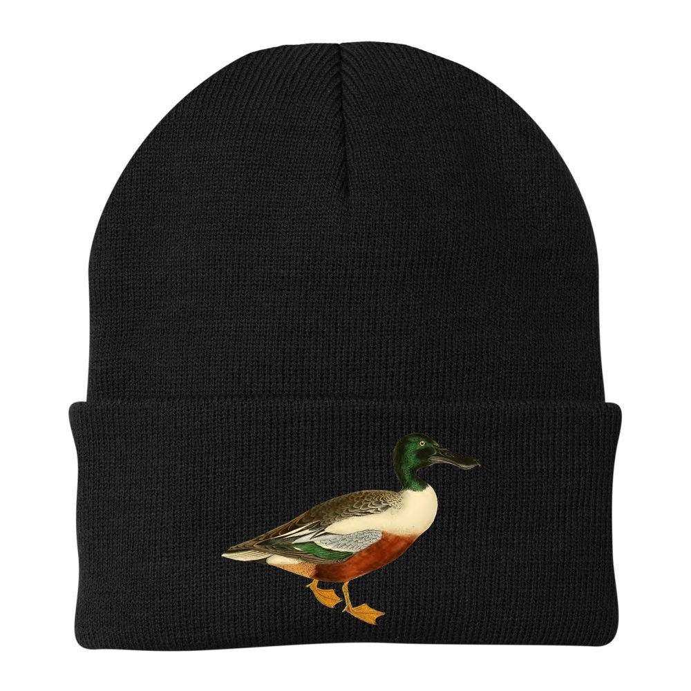 Duck Funny Gift Cute Shoveler Duck Vintage Duck Graphic Gift Beanie