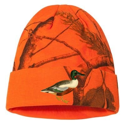 Duck Funny Gift Cute Shoveler Duck Vintage Duck Graphic Gift Kati Licensed 12" Camo Beanie