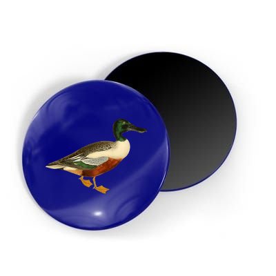 Duck Funny Gift Cute Shoveler Duck Vintage Duck Graphic Gift Magnet