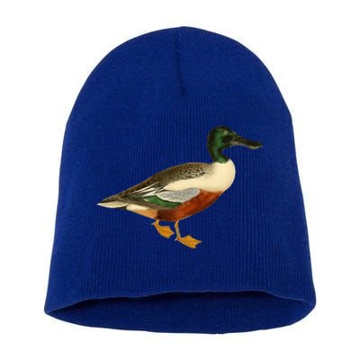 Duck Funny Gift Cute Shoveler Duck Vintage Duck Graphic Gift Short Acrylic Beanie