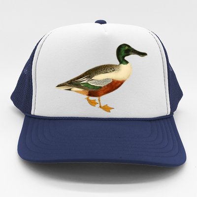 Duck Funny Gift Cute Shoveler Duck Vintage Duck Graphic Gift Trucker Hat