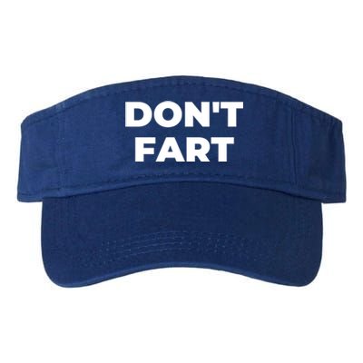 Don't Fart Gift Valucap Bio-Washed Visor