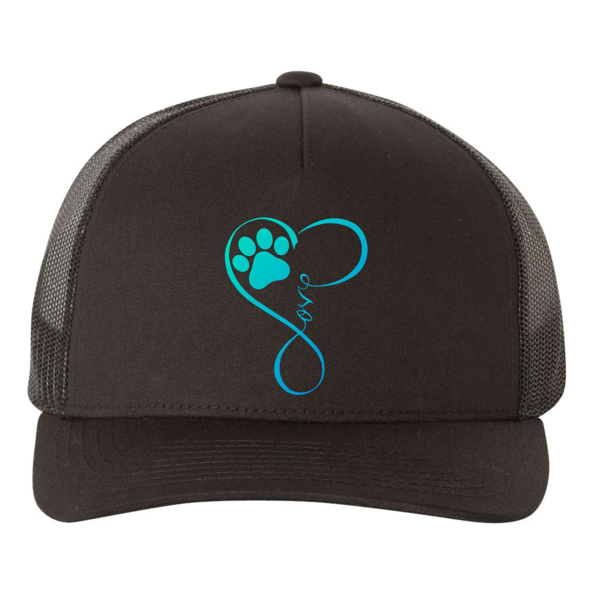 Dog Funny Gift Fun Pawprint Design Funny Gift Love Dogs Gift Cute Gift Yupoong Adult 5-Panel Trucker Hat