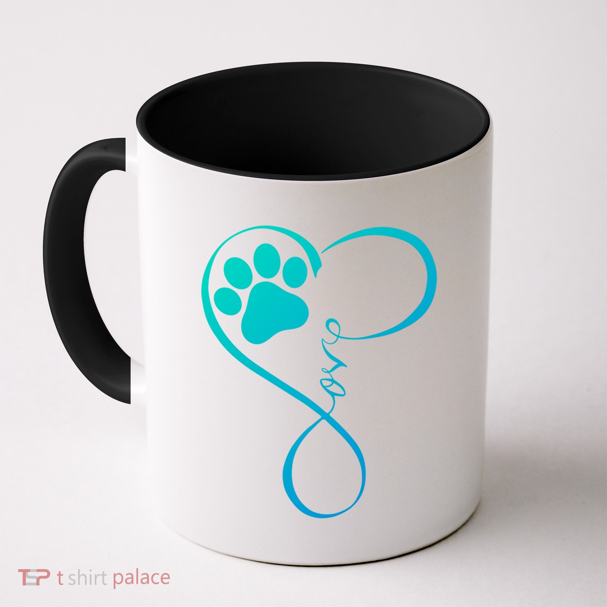 Dog Funny Gift Fun Pawprint Design Funny Gift Love Dogs Gift Cute Gift Mug