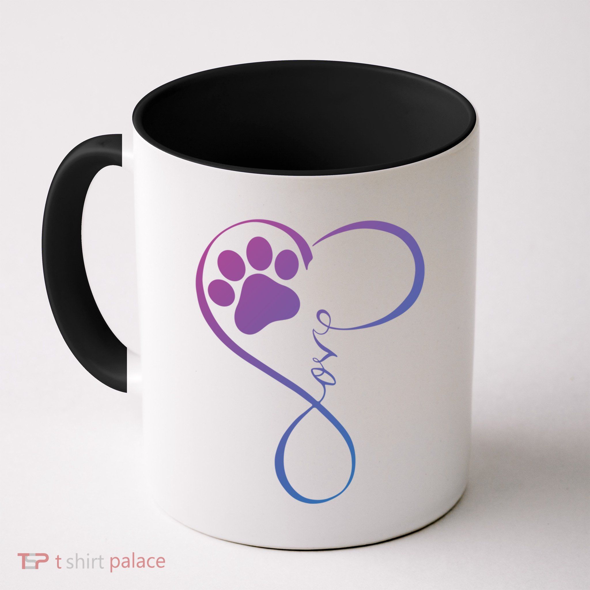 Dog Funny Gift Fun Pawprint Design Funny Gift Love Dogs Gift Cute Gift Mug