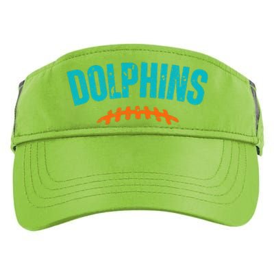 Dolphins Football Gift For Miami Fan Sport Adult Drive Performance Visor