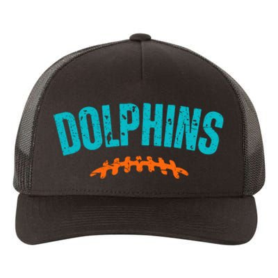 Dolphins Football Gift For Miami Fan Sport Yupoong Adult 5-Panel Trucker Hat