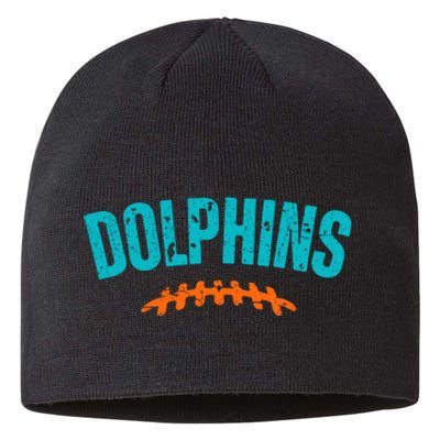 Dolphins Football Gift For Miami Fan Sport Sustainable Beanie