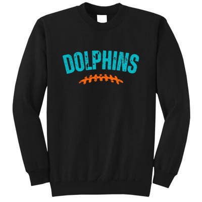 Dolphins Football Gift For Miami Fan Sport Tall Sweatshirt