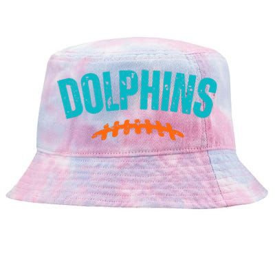 Dolphins Football Gift For Miami Fan Sport Tie-Dyed Bucket Hat