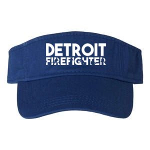 Detroit Firefighter Gift Firefighter Dad Gift Funny Gift Valucap Bio-Washed Visor