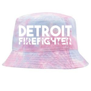 Detroit Firefighter Gift Firefighter Dad Gift Funny Gift Tie-Dyed Bucket Hat