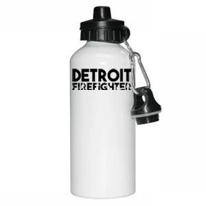 Detroit Firefighter Gift Firefighter Dad Gift Funny Gift Aluminum Water Bottle