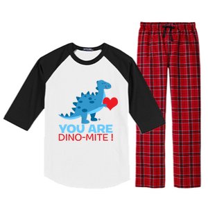 Dinosaur Funny Gift You Are Dinofunny Giftmite Gift Raglan Sleeve Pajama Set