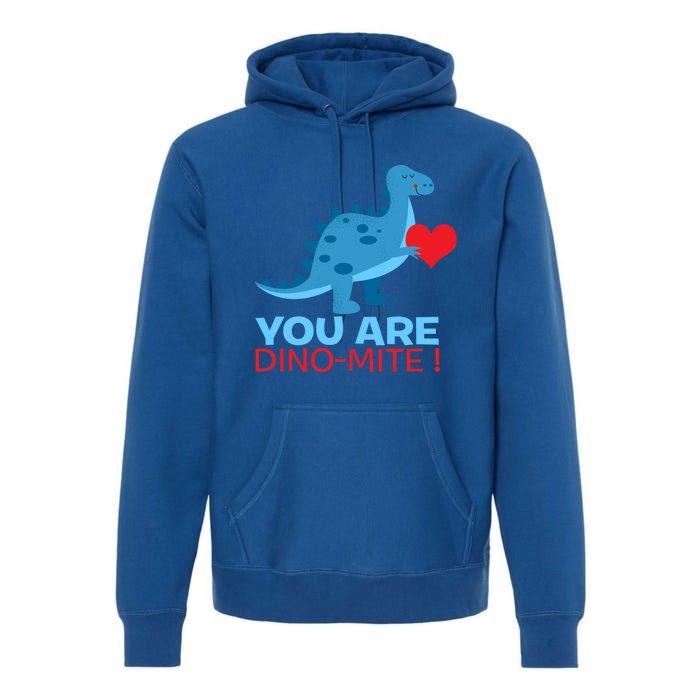 Dinosaur Funny Gift You Are Dinofunny Giftmite Gift Premium Hoodie