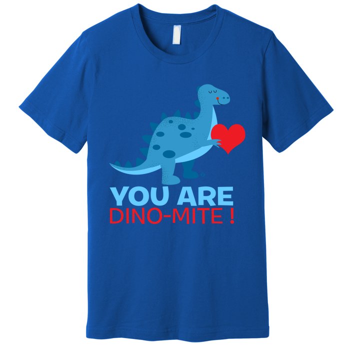 Dinosaur Funny Gift You Are Dinofunny Giftmite Gift Premium T-Shirt