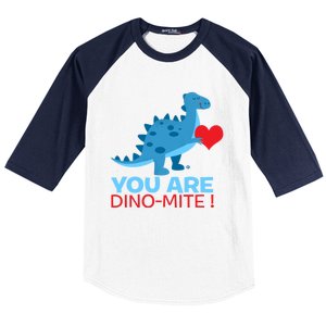 Dinosaur Funny Gift You Are Dinofunny Giftmite Gift Baseball Sleeve Shirt