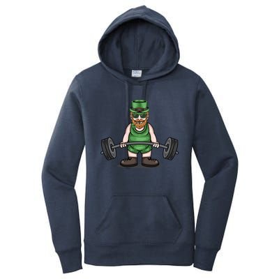 Deadlift Fitness Gym Leprechaun St Patricks Day Meaningful Gift Women's Pullover Hoodie