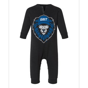 Detroit Football Grit Infant Fleece One Piece