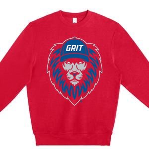 Detroit Football Grit Premium Crewneck Sweatshirt