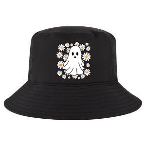 Daisy Floral Ghost Cute Halloween Cool Comfort Performance Bucket Hat