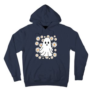 Daisy Floral Ghost Cute Halloween Hoodie