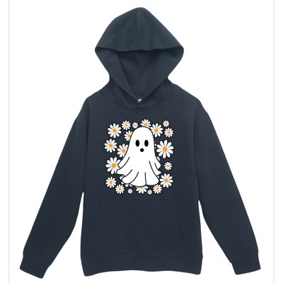 Daisy Floral Ghost Cute Halloween Urban Pullover Hoodie