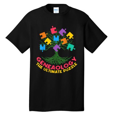 DNA Fractal Genealogy Of Life Genetics Tree Biology Class Tall T-Shirt