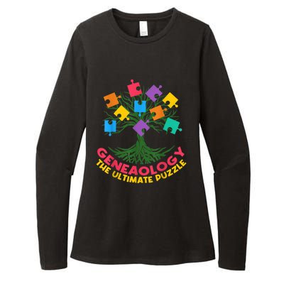 DNA Fractal Genealogy Of Life Genetics Tree Biology Class Womens CVC Long Sleeve Shirt