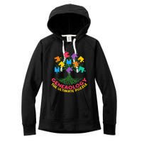 DNA Fractal Genealogy Of Life Genetics Tree Biology Class Women's Fleece Hoodie