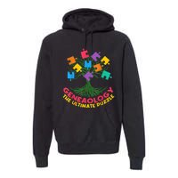 DNA Fractal Genealogy Of Life Genetics Tree Biology Class Premium Hoodie