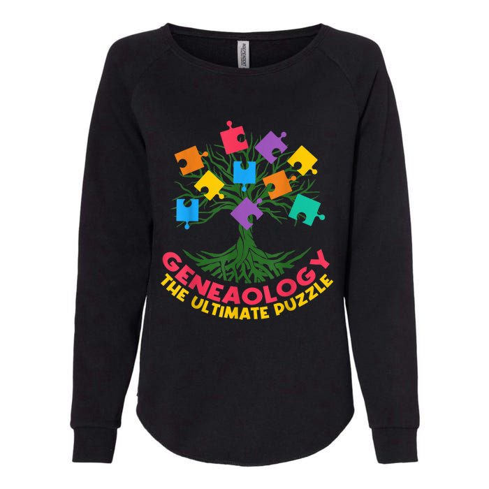 DNA Fractal Genealogy Of Life Genetics Tree Biology Class Womens California Wash Sweatshirt