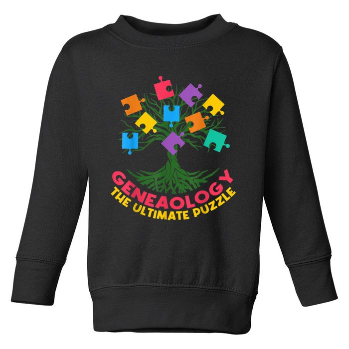 DNA Fractal Genealogy Of Life Genetics Tree Biology Class Toddler Sweatshirt