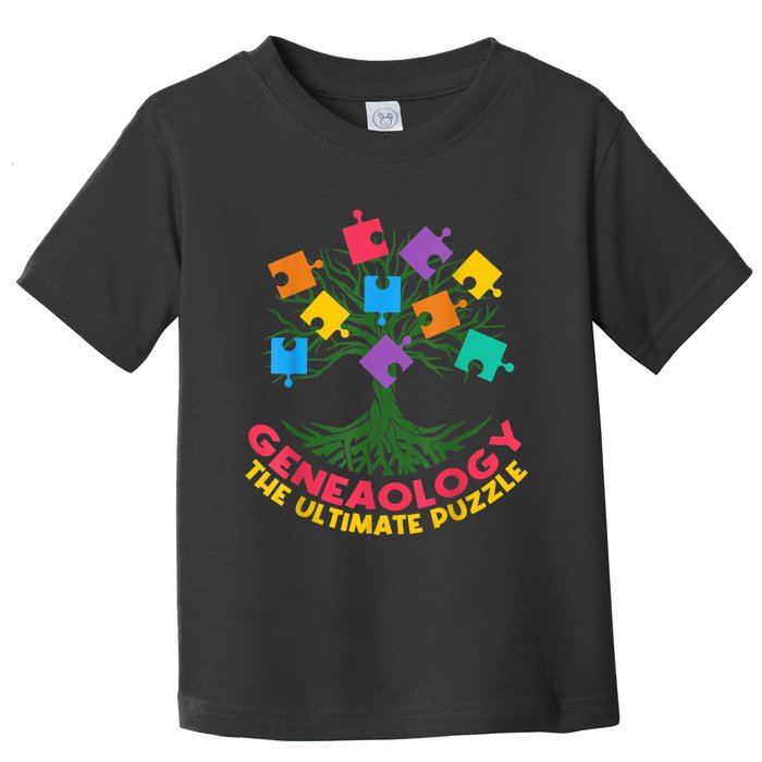 DNA Fractal Genealogy Of Life Genetics Tree Biology Class Toddler T-Shirt