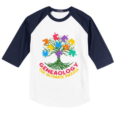 DNA Fractal Genealogy Of Life Genetics Tree Biology Class Baseball Sleeve Shirt