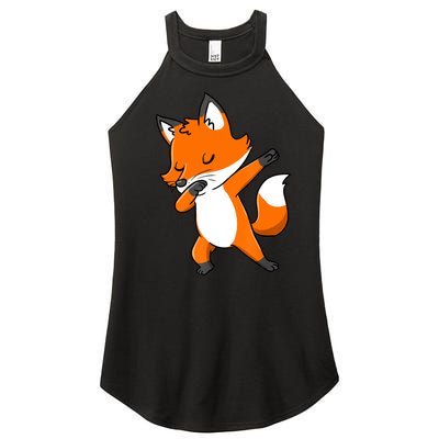 Dabbing Fox Gift For Fox Lover Gift Women’s Perfect Tri Rocker Tank