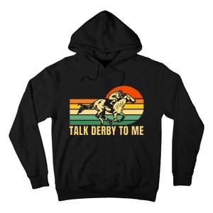 Derby Funny Horse Racing Retro Kentucky Talk To Me Hoodie