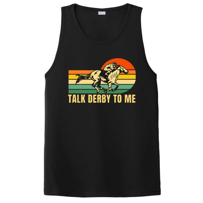 Derby Funny Horse Racing Retro Kentucky Talk To Me PosiCharge Competitor Tank