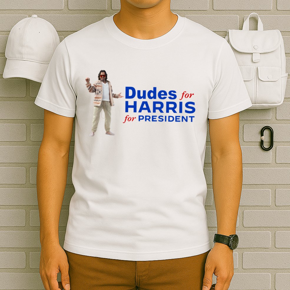 Dudes For Harris For President T-Shirt