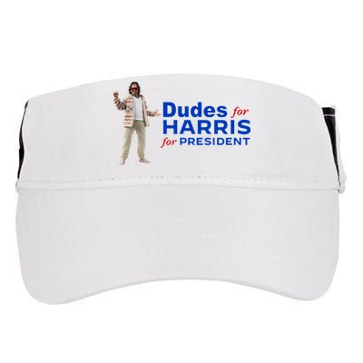 Dudes For Harris For President Adult Drive Performance Visor