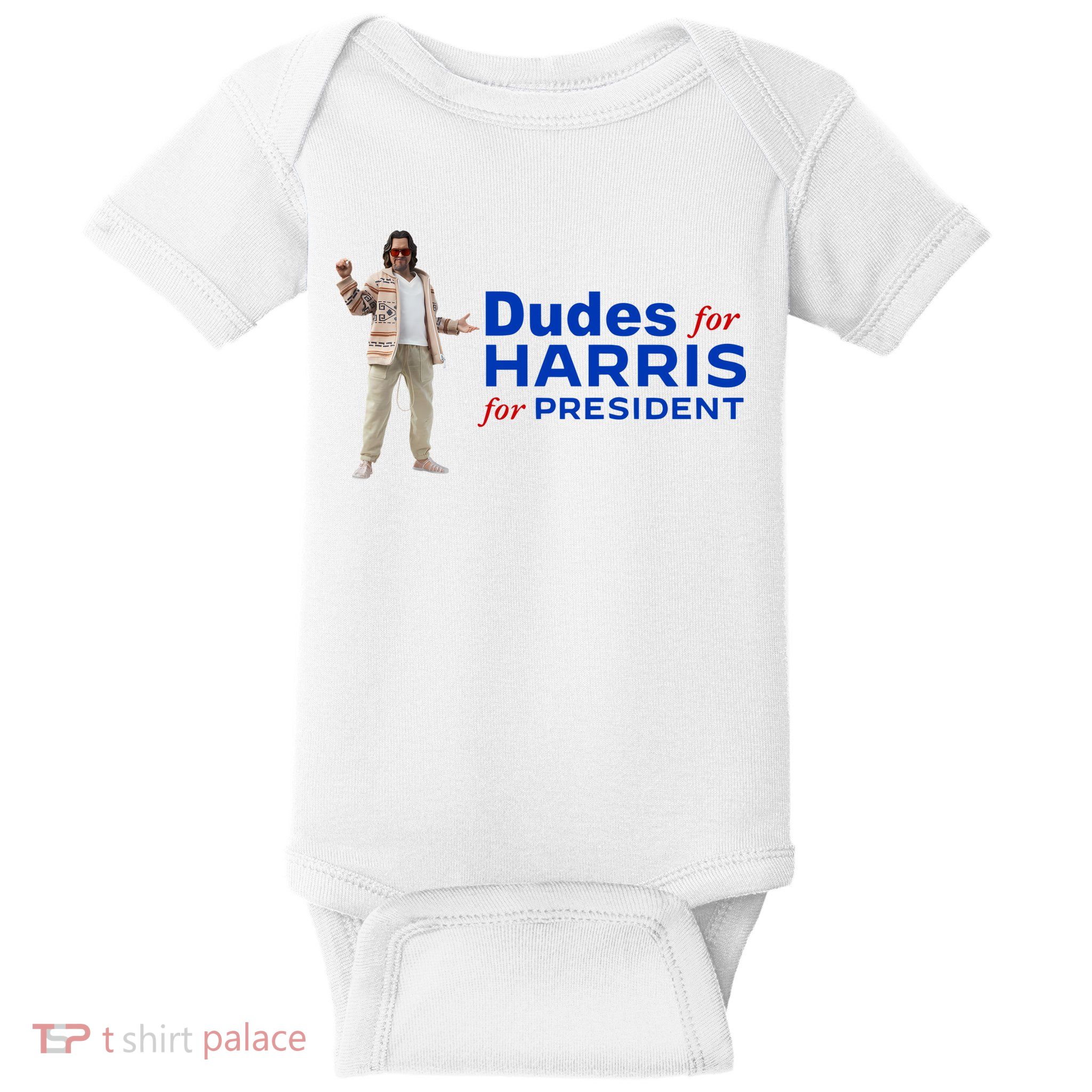 Dudes For Harris For President Baby Bodysuit