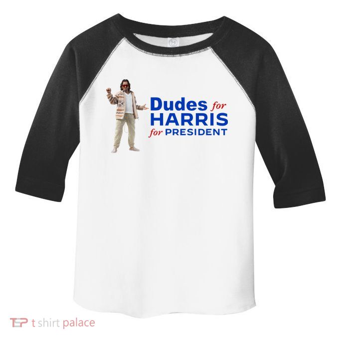 Dudes For Harris For President Toddler Fine Jersey T-Shirt