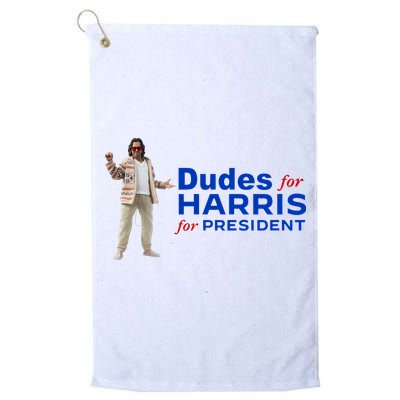 Dudes For Harris For President Golf Towel