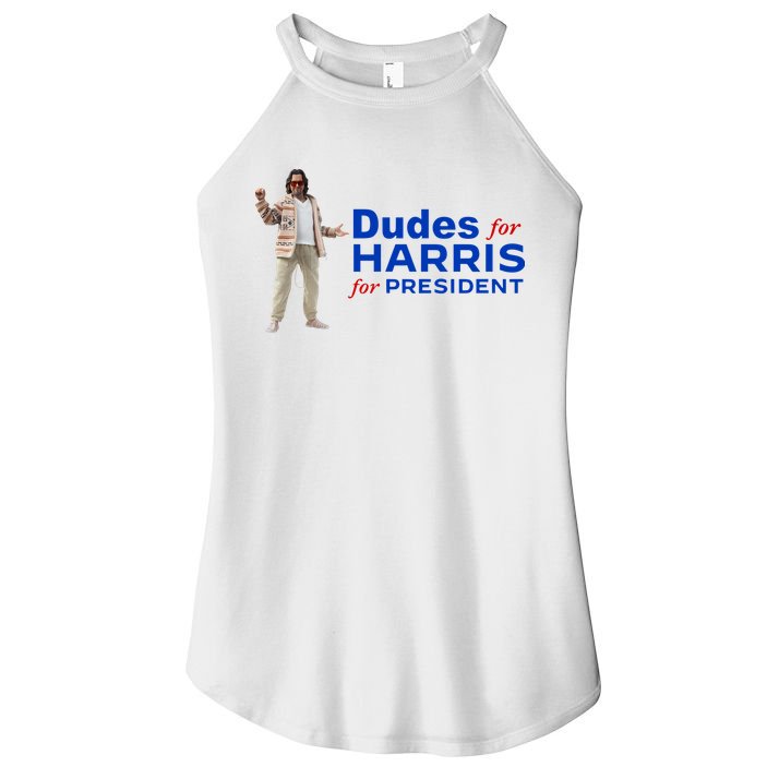 Dudes For Harris For President Women's Perfect Tri Rocker Tank