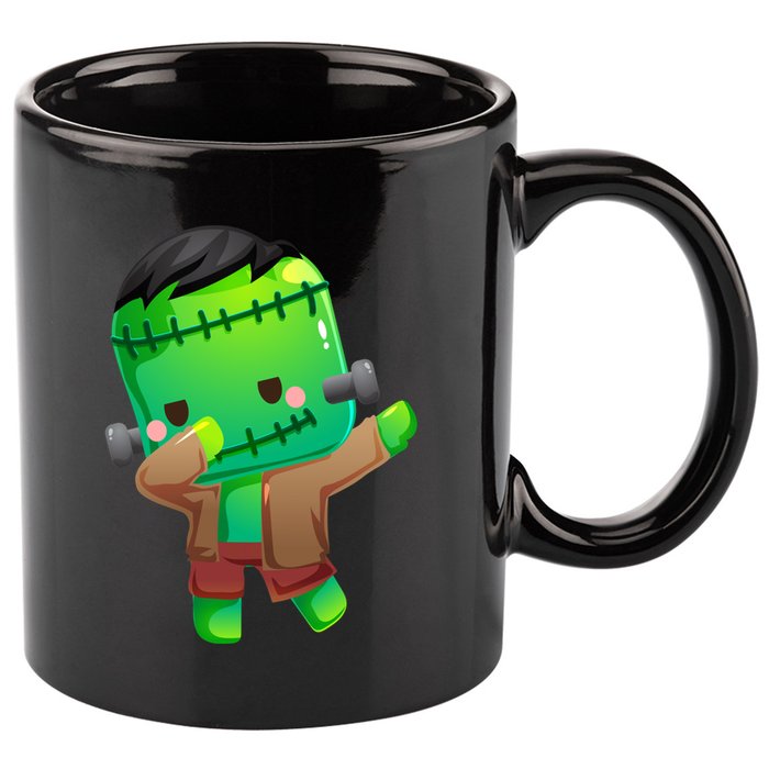 Dabbing Frankenstein Halloween Costume Monster Zombie 11oz C Handle Ceramic Mug