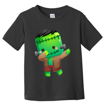 Dabbing Frankenstein Halloween Costume Monster Zombie Toddler T-Shirt