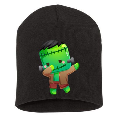 Dabbing Frankenstein Halloween Costume Monster Zombie Short Acrylic Beanie
