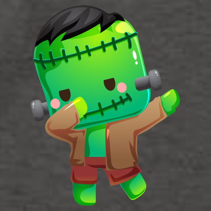 Dabbing Frankenstein Halloween Costume Monster Zombie Vector Backpack